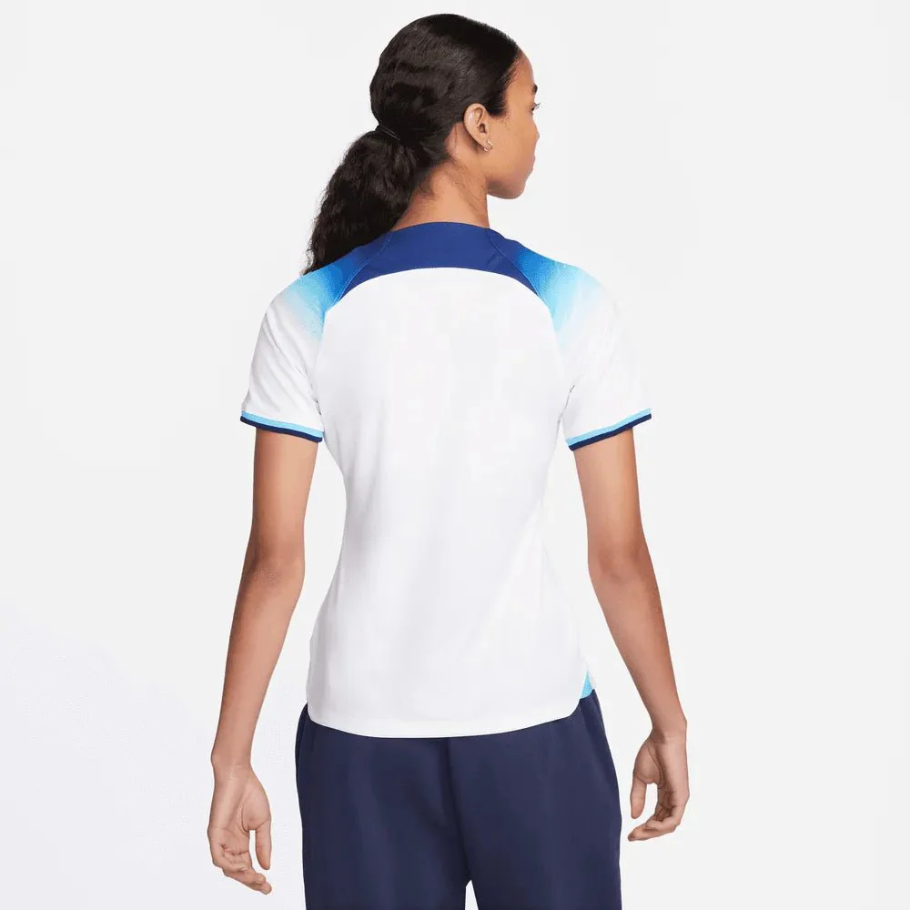 Nike 2022-23 England Women's Home Jersey - White-Blue - Image 4