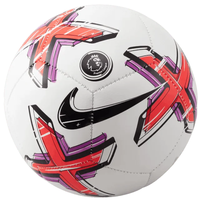 Nike 2022-23 EPL Mini Skills Ball - White-Crimson-Purple