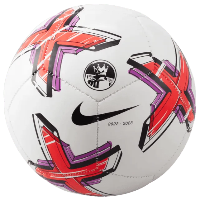 Nike 2022-23 EPL Mini Skills Ball - White-Crimson-Purple - Image 2