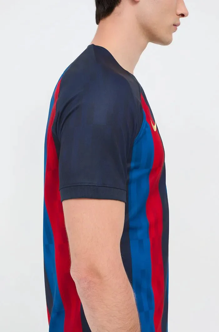 Nike 2022-23 FC Barcelona Home Jersey - Obsidian-Sesame - Image 4