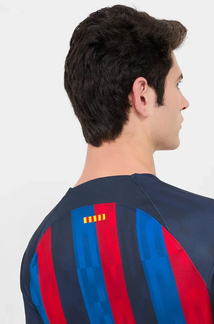 Nike 2022-23 FC Barcelona Home Jersey - Obsidian-Sesame - Image 6
