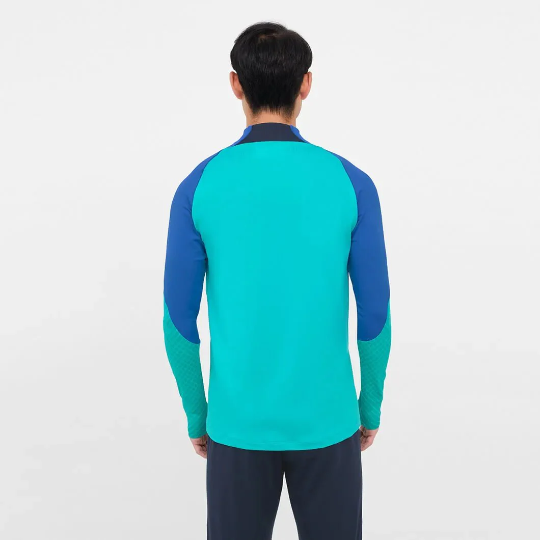 Nike 2022-23 FC Barcelona Strike Drill Top - Aqua-Signal Blue - Image 2