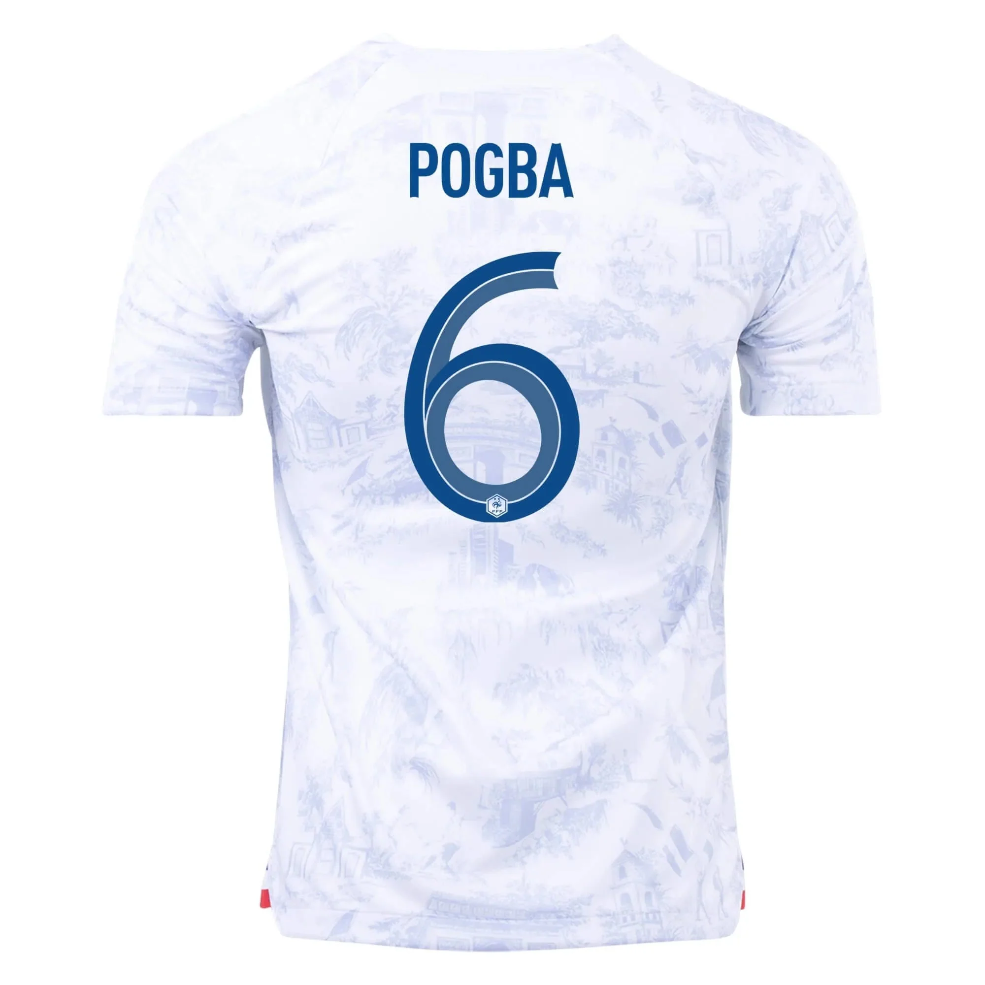 Nike 2022-23 France Away Jersey - White-Royal - Image 5