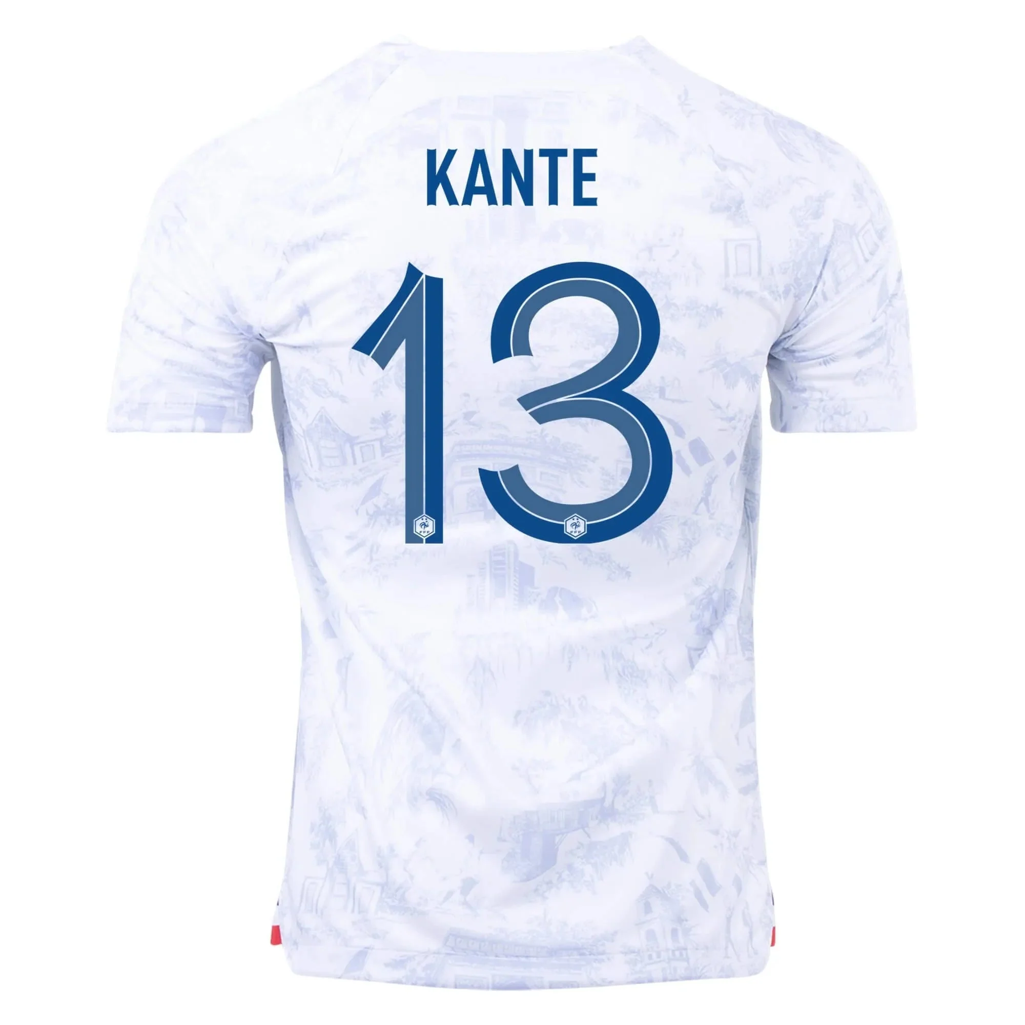 Nike 2022-23 France Away Jersey - White-Royal - Image 7