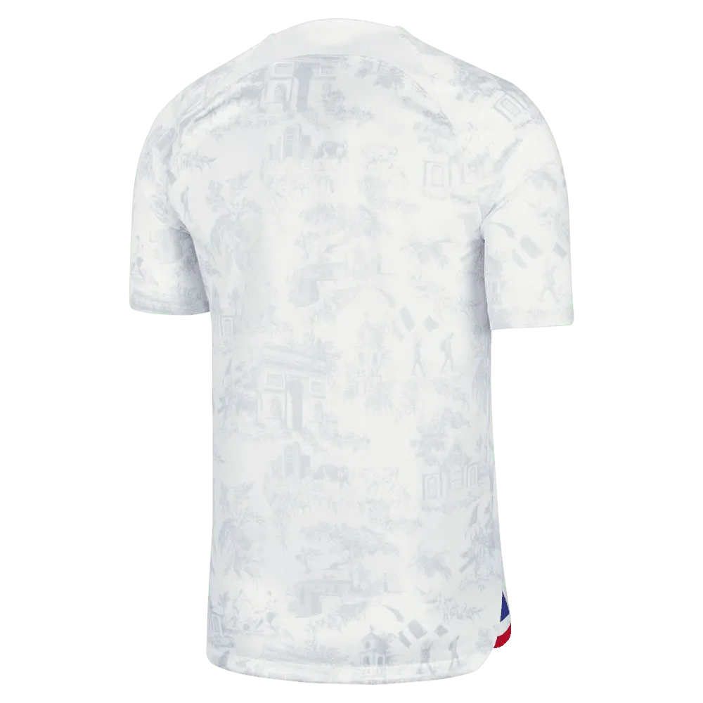 Nike 2022-23 France Away Jersey - White-Royal - Image 8