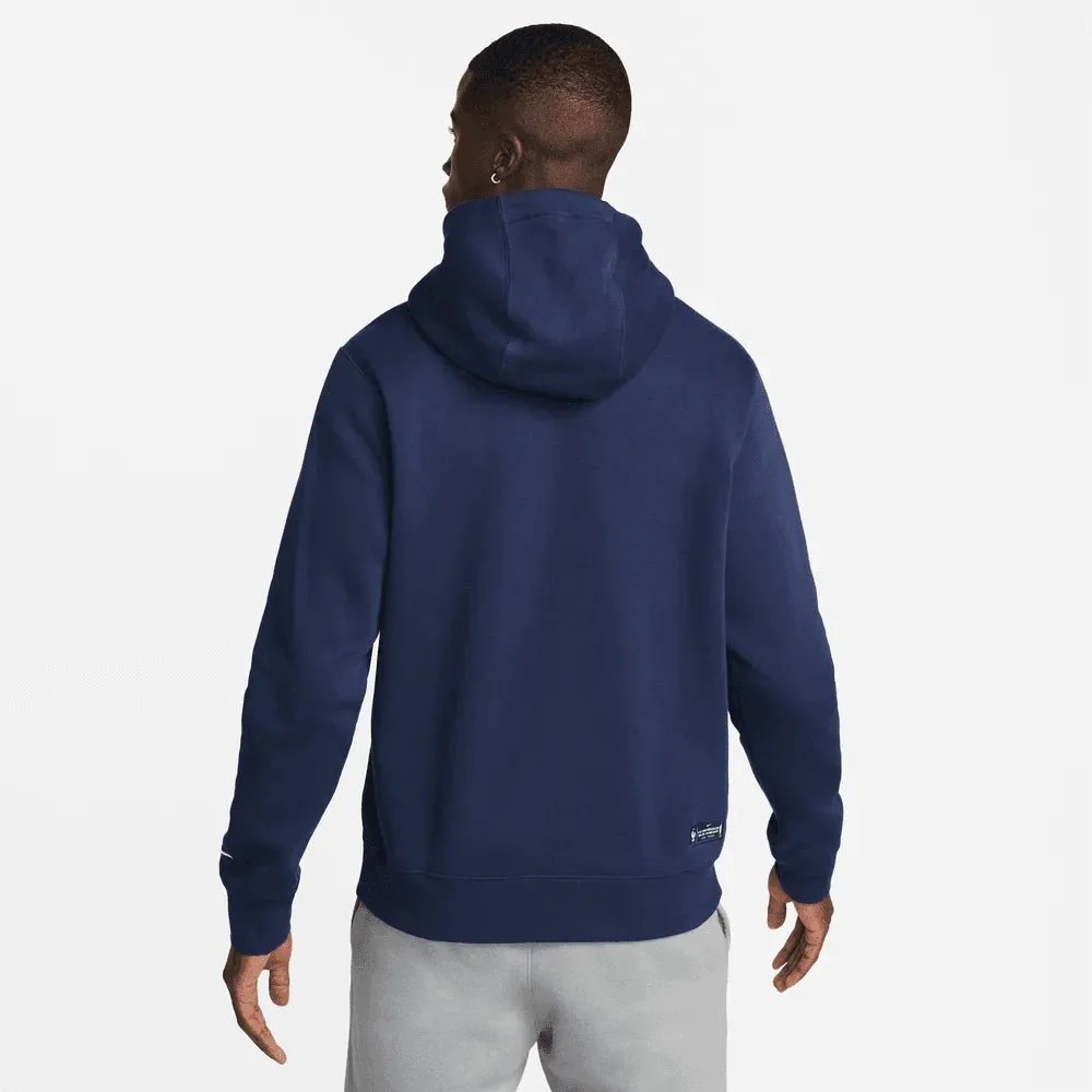 Nike 2022-23 France Fleece Pullover Hoodie - Image 2