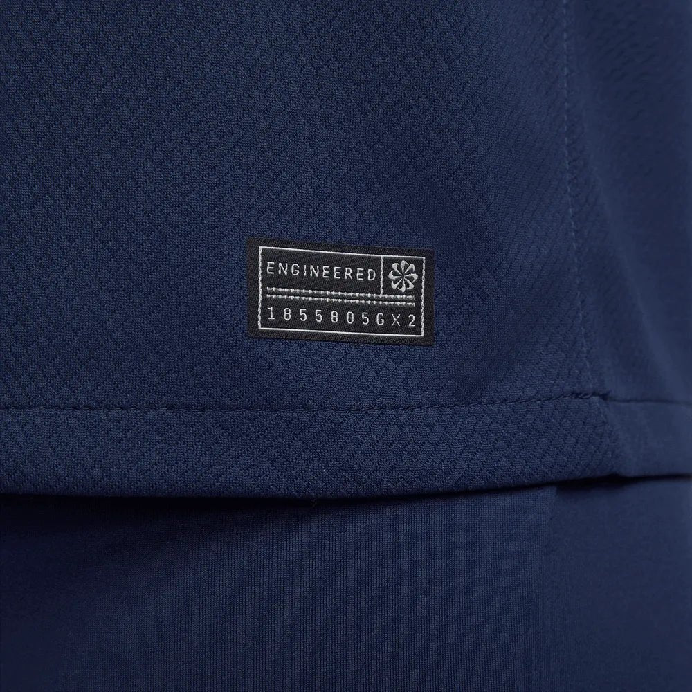 Nike 2022-23 France Home Long Sleeve Jersey Navy-Gold - Image 5