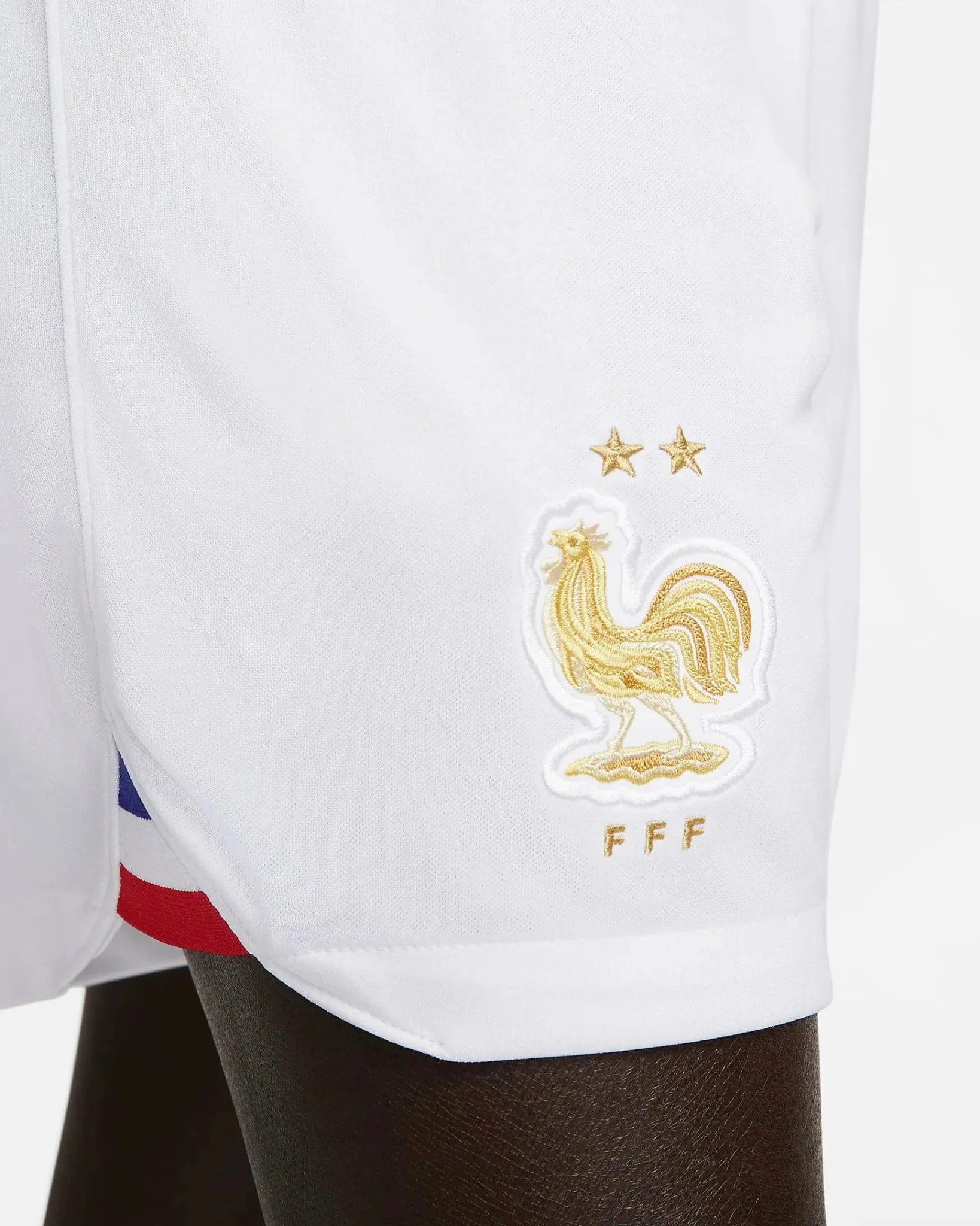 Nike 2022-23 France Home Shorts - White - Image 6