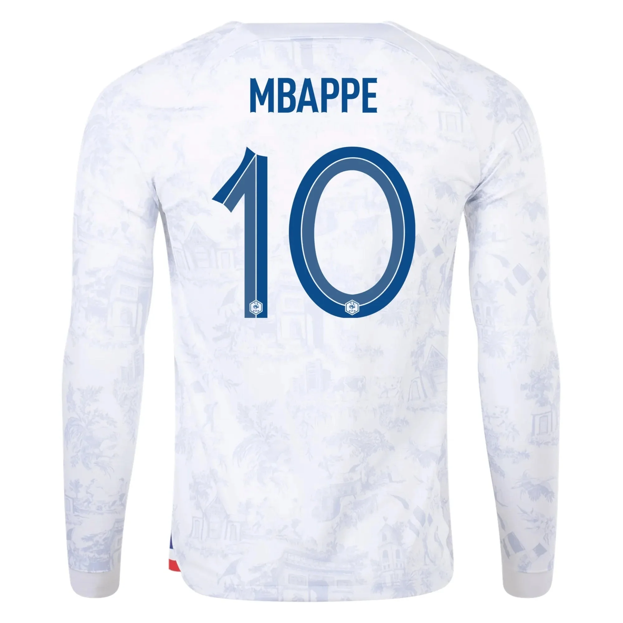 Nike 2022-23 France Long-Sleeve Away Jersey - Image 2