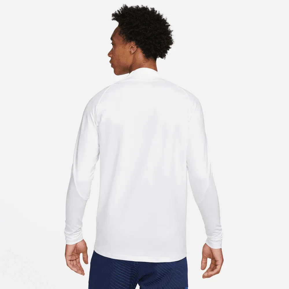 Nike 2022-23 France Strike Drill Top - White-Gold - Image 2