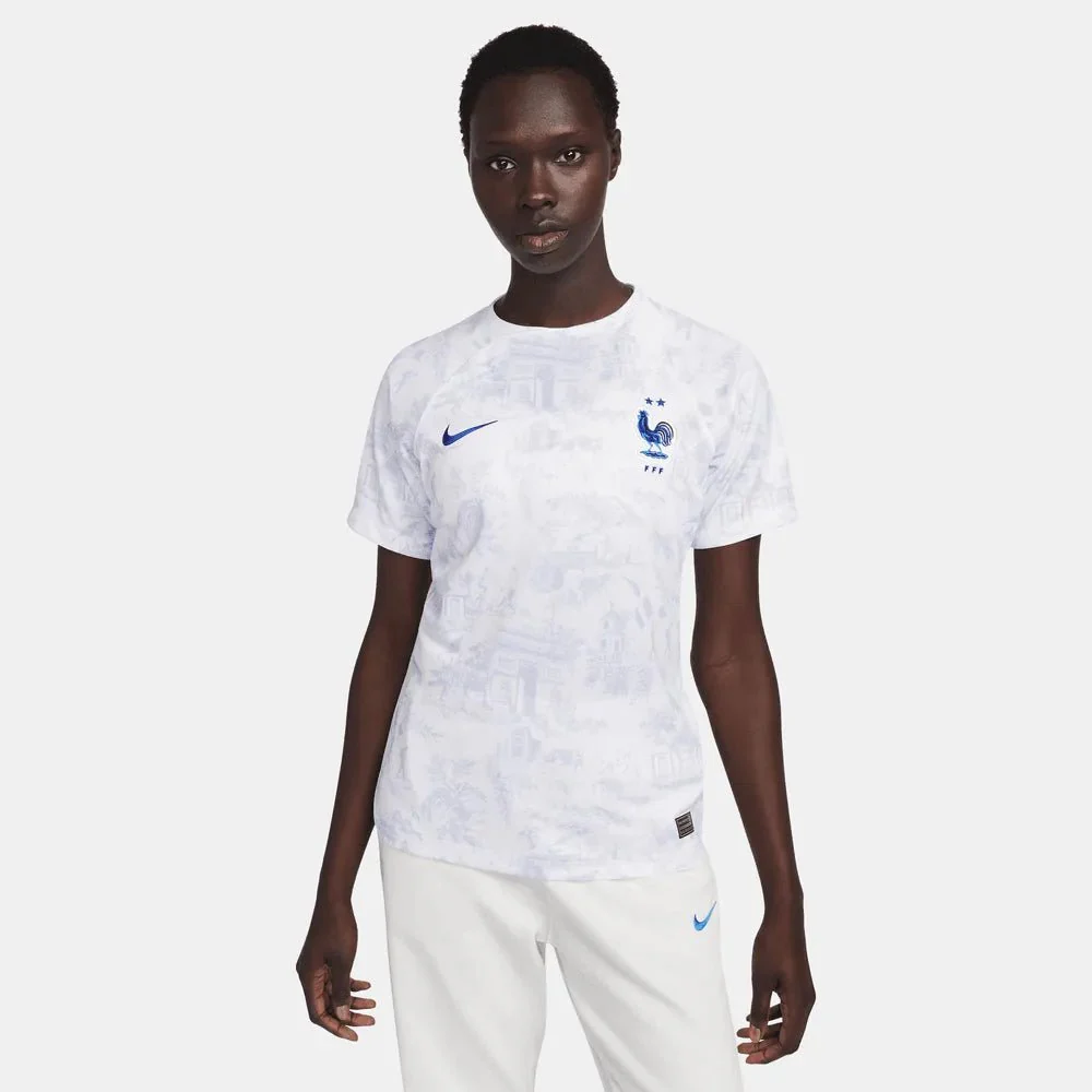 Nike 2022-23 France Women's Away Jersey - White Royal