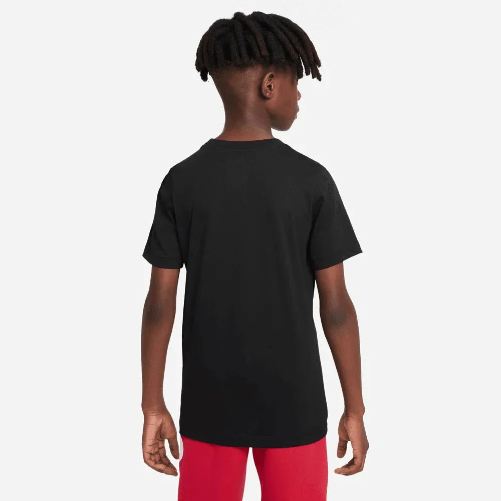 Nike 2022-23 France Youth Mbappe Tee - Black - Image 4