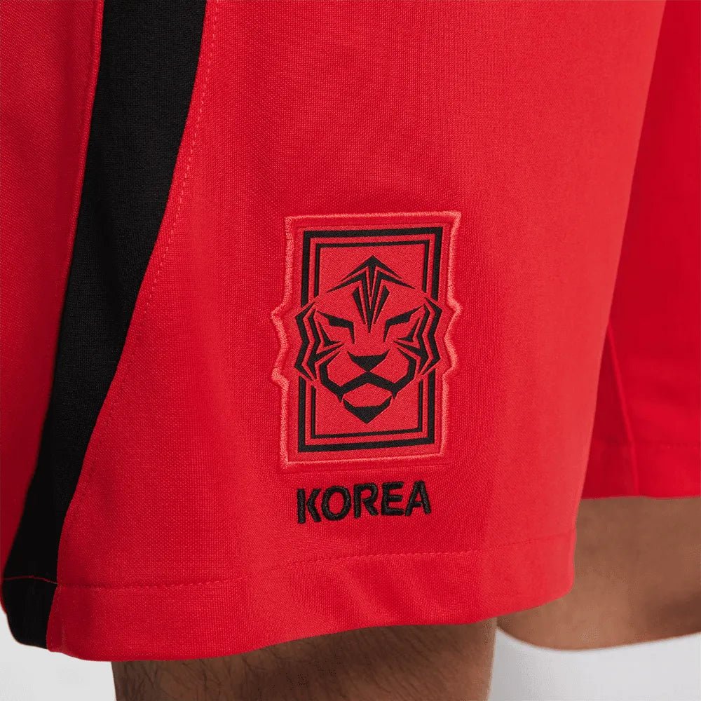 Nike 2022-23 Korea Home Stadium Shorts - Global Red-Black - Image 6