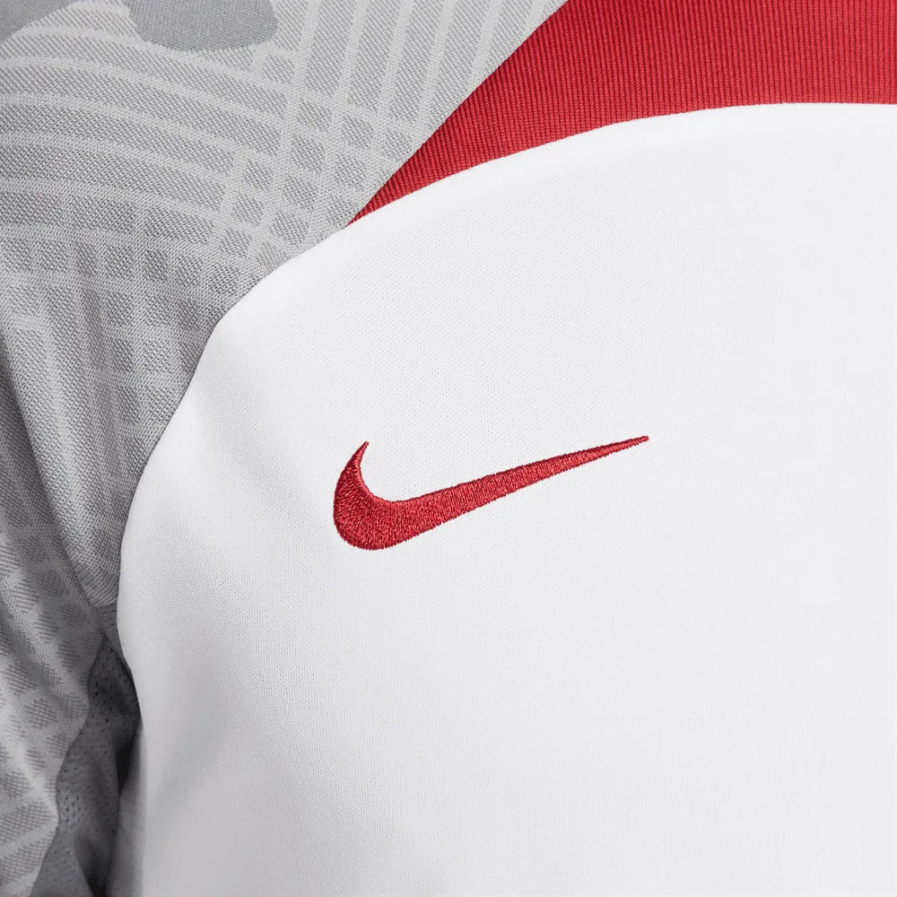 Nike 2022-23 Liverpool FC Strike Training Jersey - White-Grey-Tough Red - Image 4
