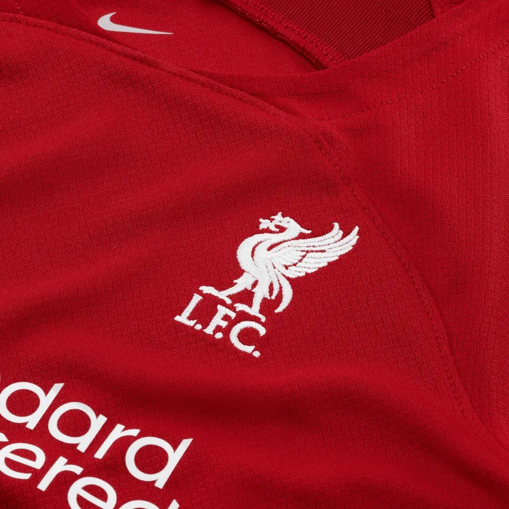 Nike 2022-23 Liverpool Little Kid's Home Kit - Tough Red - Image 10