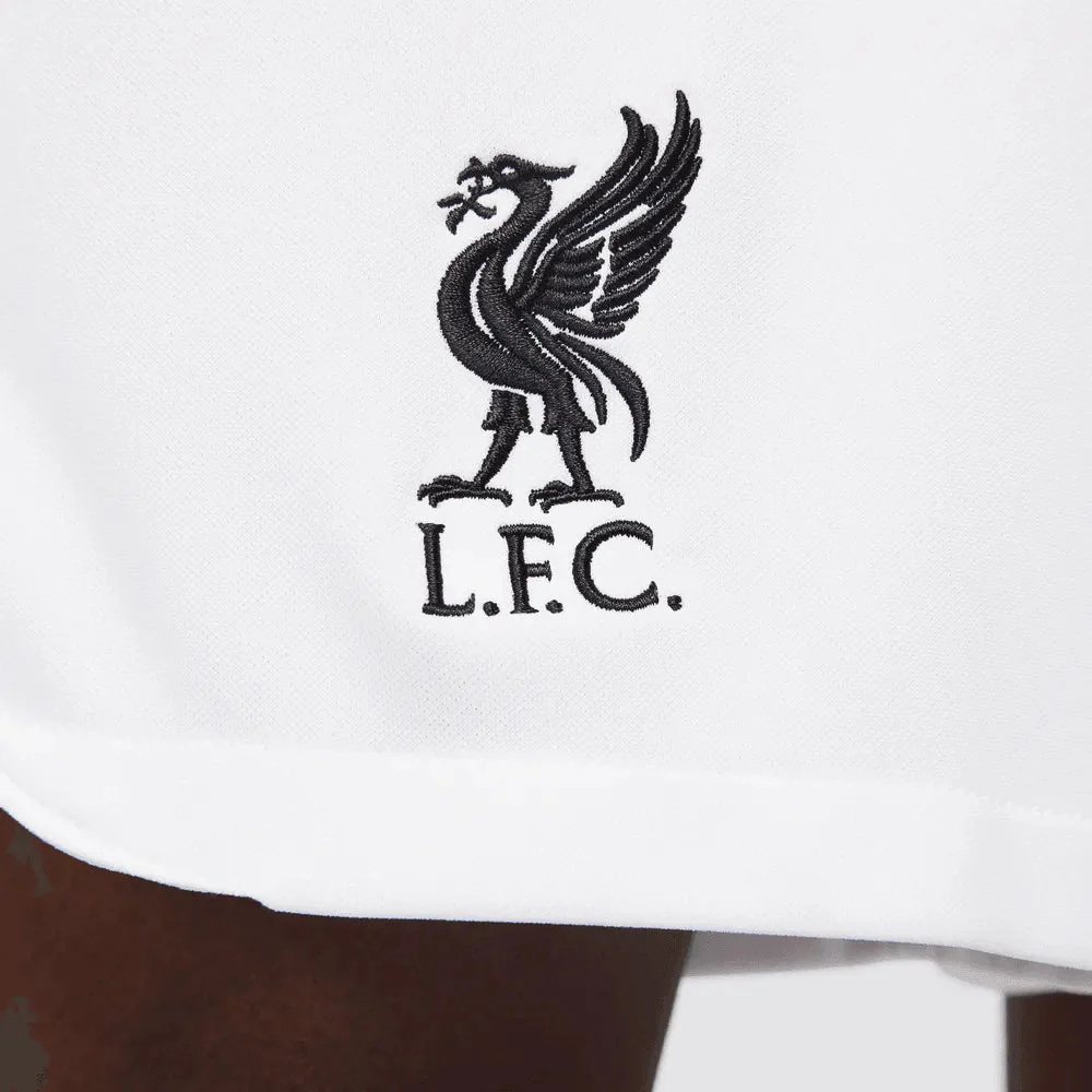 Nike 2022-23 Liverpool Stadium Away Shorts - White - Image 5