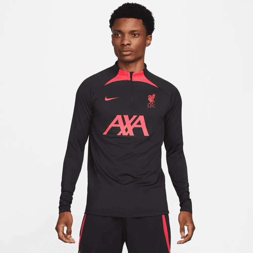 Nike 2022-23 Liverpool Strike Drill Top - Black-Siren Red