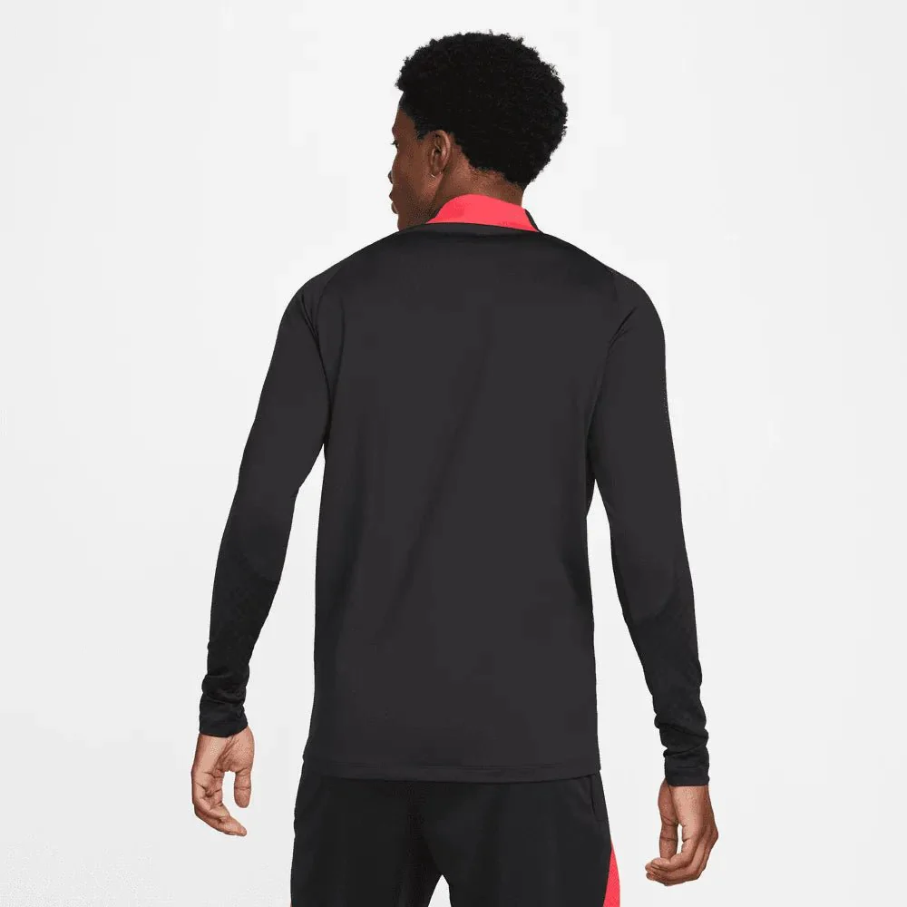 Nike 2022-23 Liverpool Strike Drill Top - Black-Siren Red - Image 2
