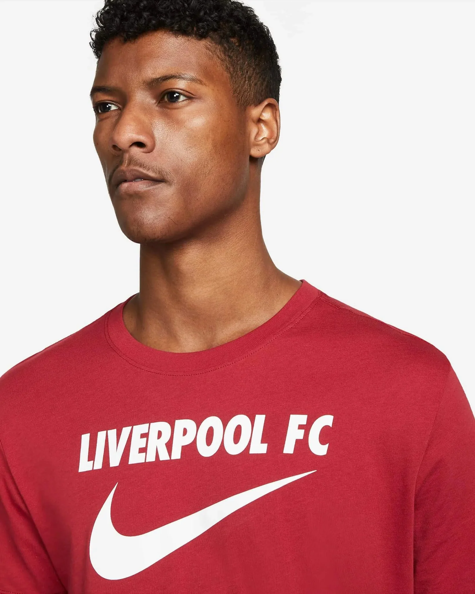 Nike 2022-23 Liverpool Swoosh Tee - Tough Red - Image 3