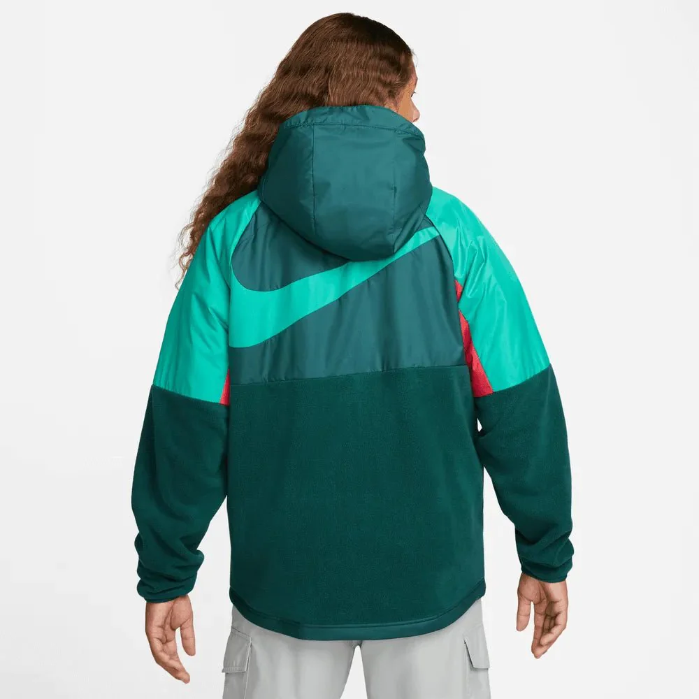 Nike 2022-23 Liverpool Winterized AWF Jacket - Atomic Teal-Siren Red - Image 2