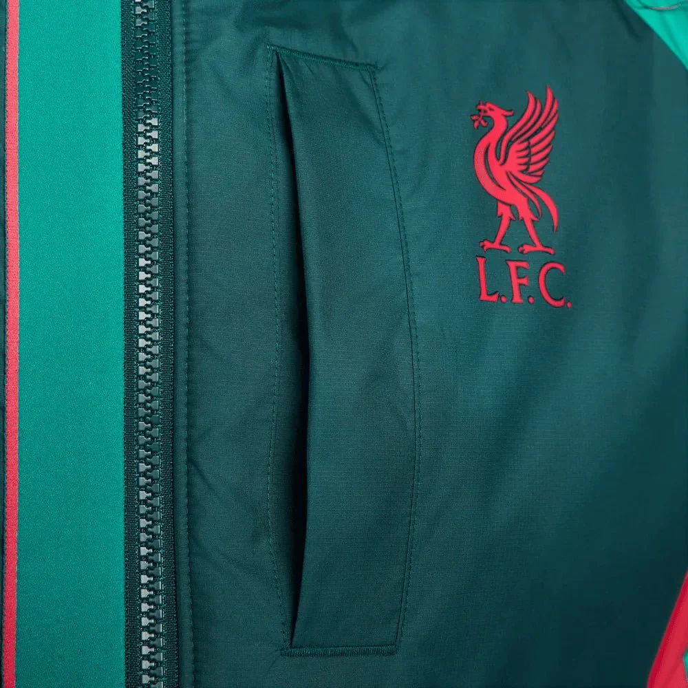 Nike 2022-23 Liverpool Winterized AWF Jacket - Atomic Teal-Siren Red - Image 5