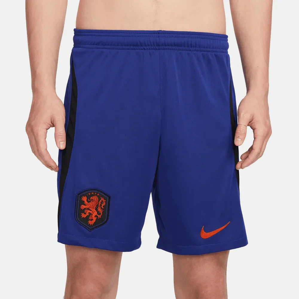 Nike 2022-23 Netherlands Away Stadium Shorts - Deep Royal-Black - Image 2