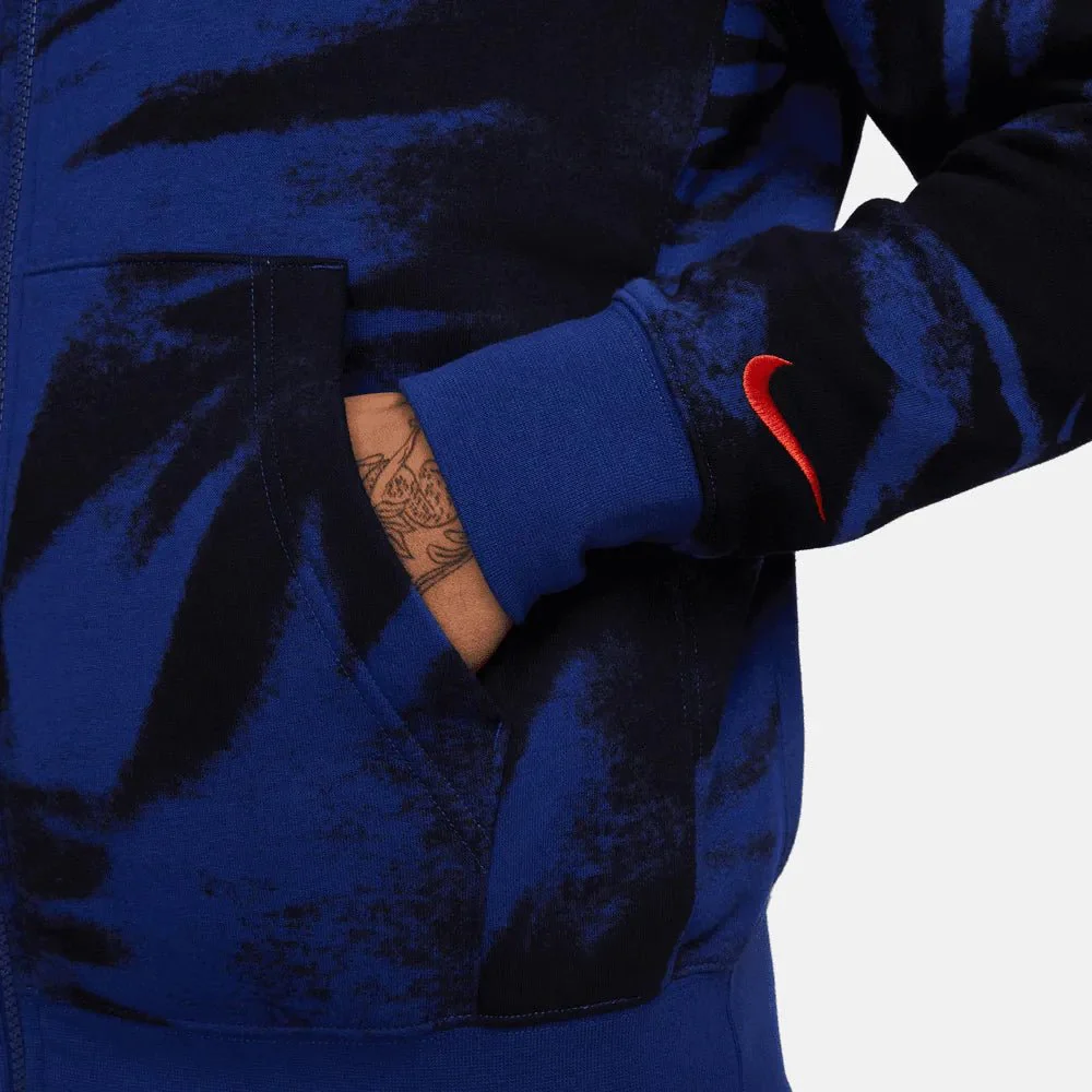 Nike 2022-23 Netherlands Fleece Full-Zip Hoodie - Image 4