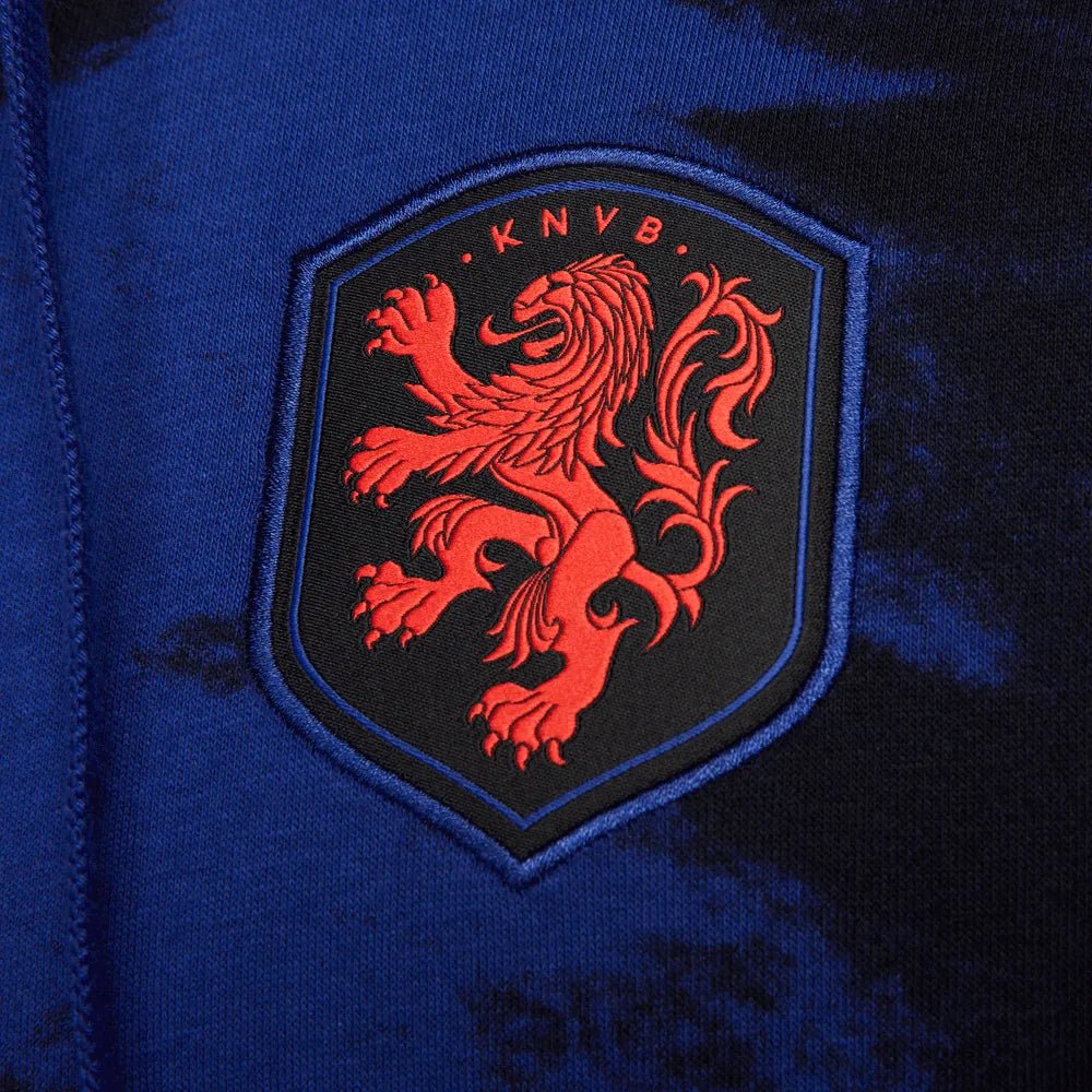 Nike 2022-23 Netherlands Fleece Full-Zip Hoodie - Image 5