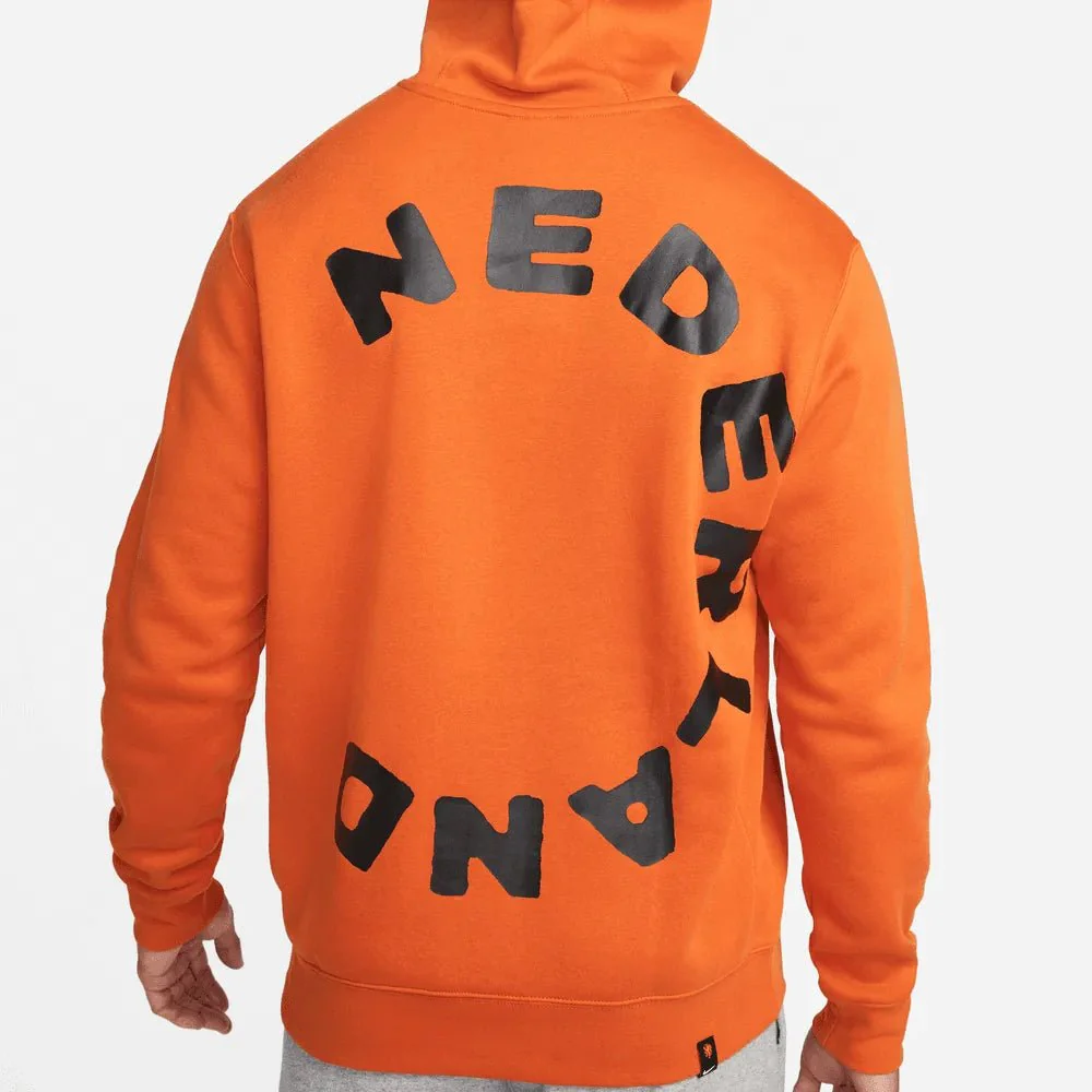 Nike 2022-23 Netherlands Fleece PO Hoodie - Image 4