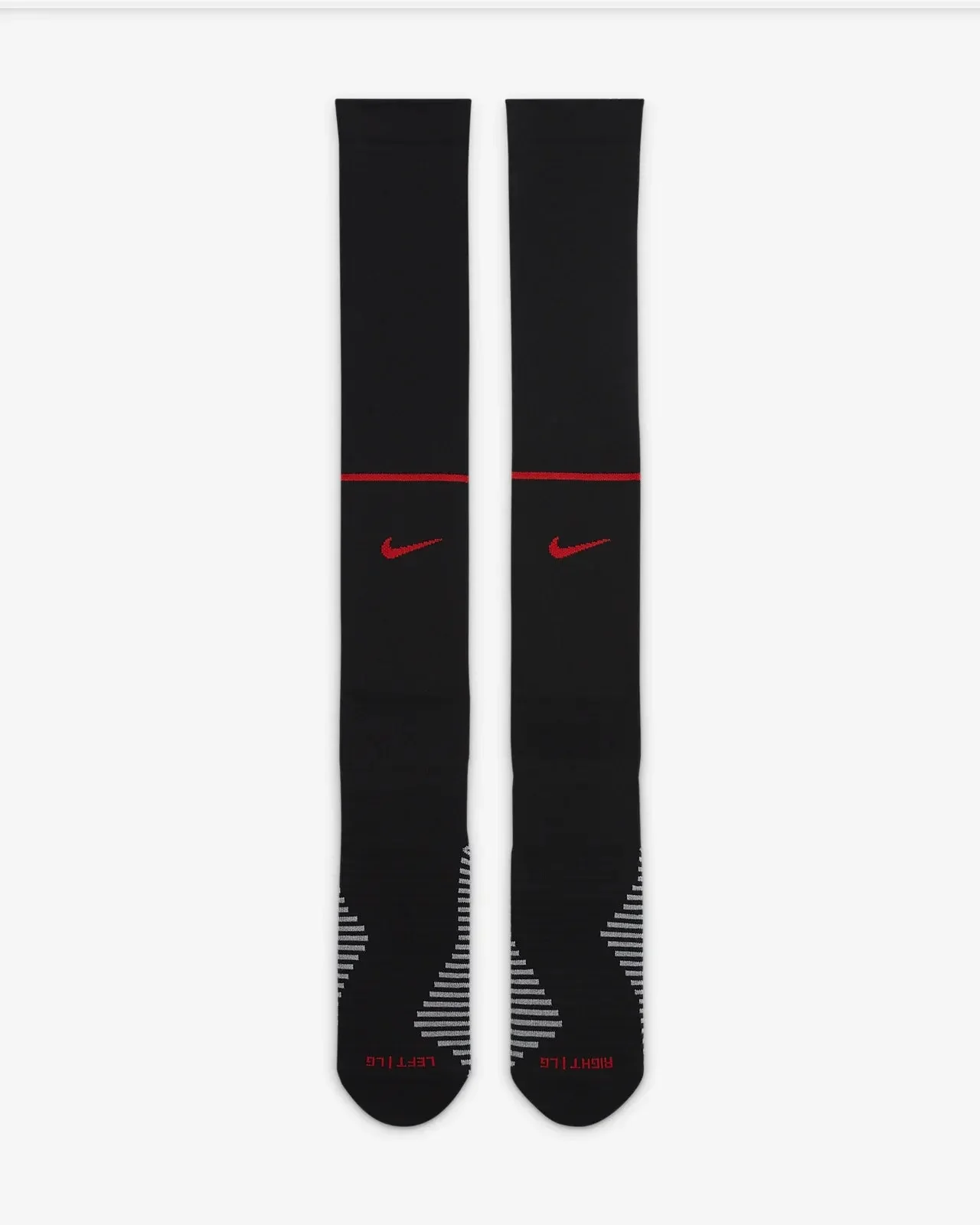 Nike 2022-23 Netherlands Strike Away Knee-High Socks - Black-Habanero Red - Image 2