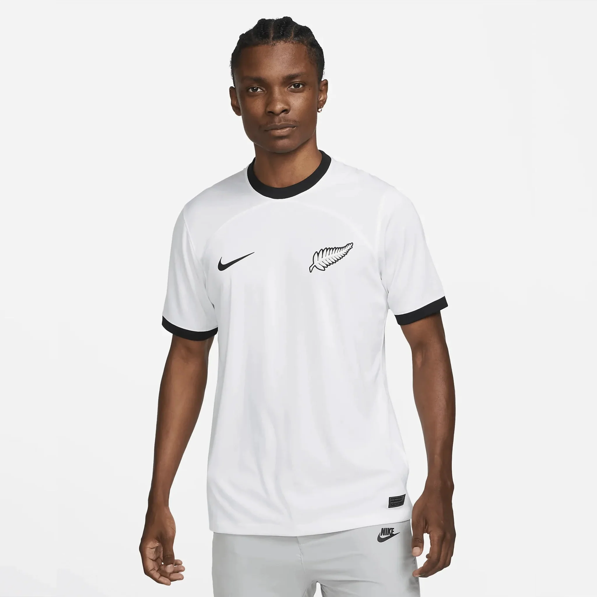 Nike 2022-23 New Zealand Home Jersey - White-Black