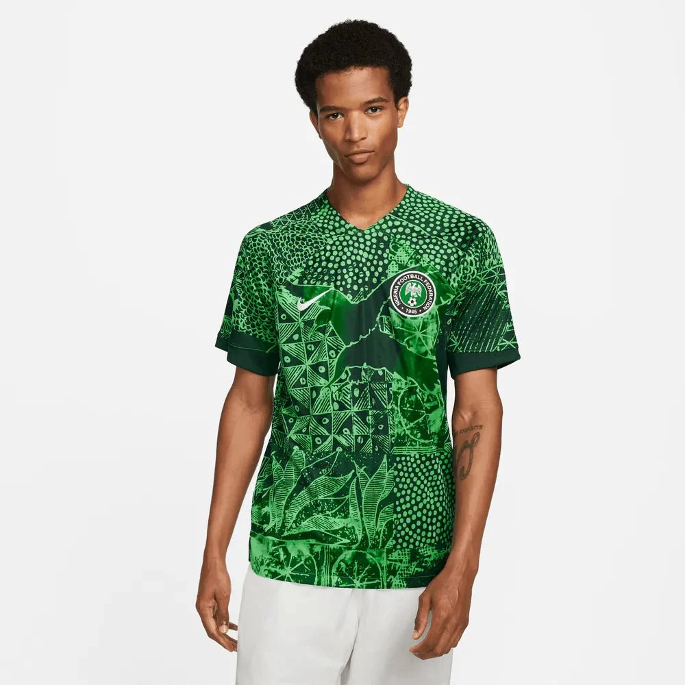 Nike 2022-23 Nigeria Home Jersey - Green Spark-Pine Green - Image 3