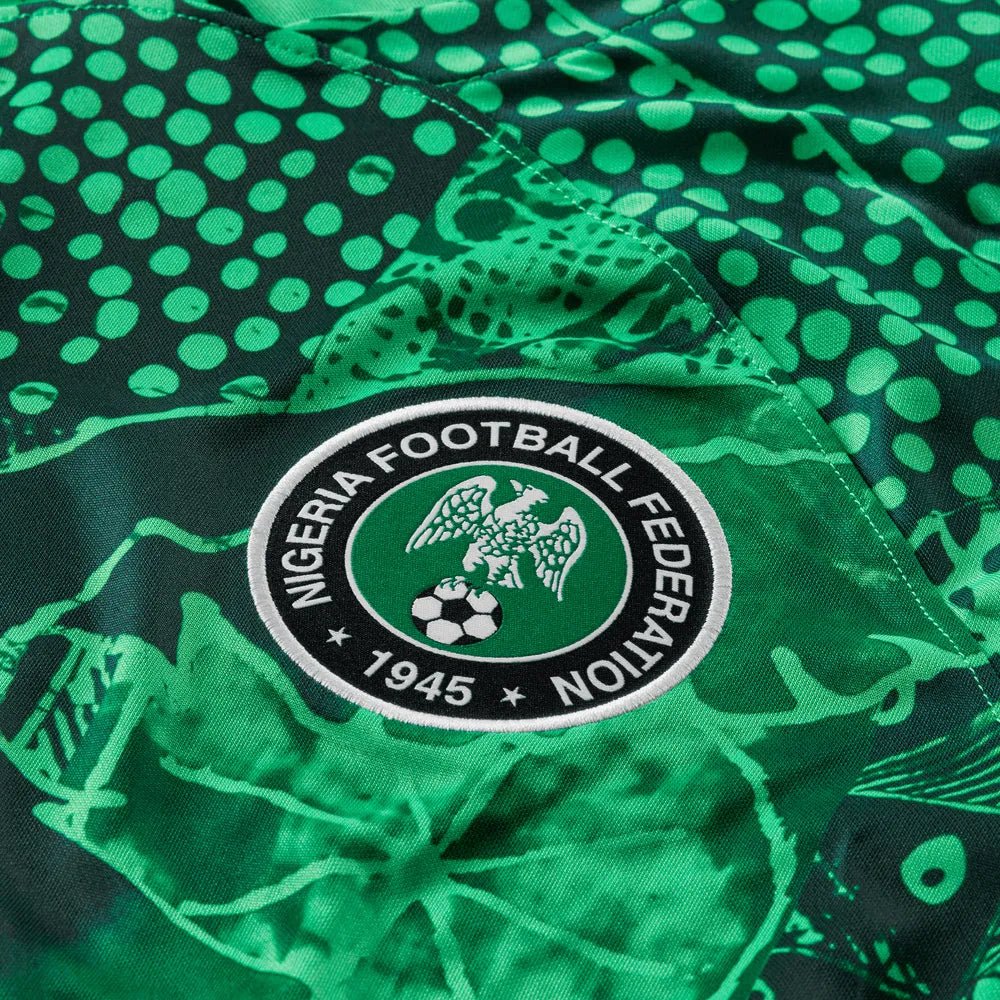 Nike 2022-23 Nigeria Home Jersey - Green Spark-Pine Green - Image 6