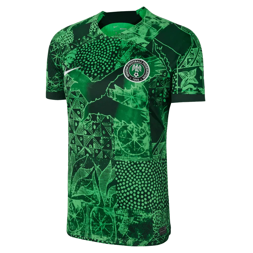Nike 2022-23 Nigeria Women's Home Jersey - Green Spark-Pine Green