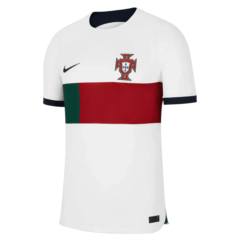 Nike 2022-23 Portugal Away Jersey - White-Red-Green