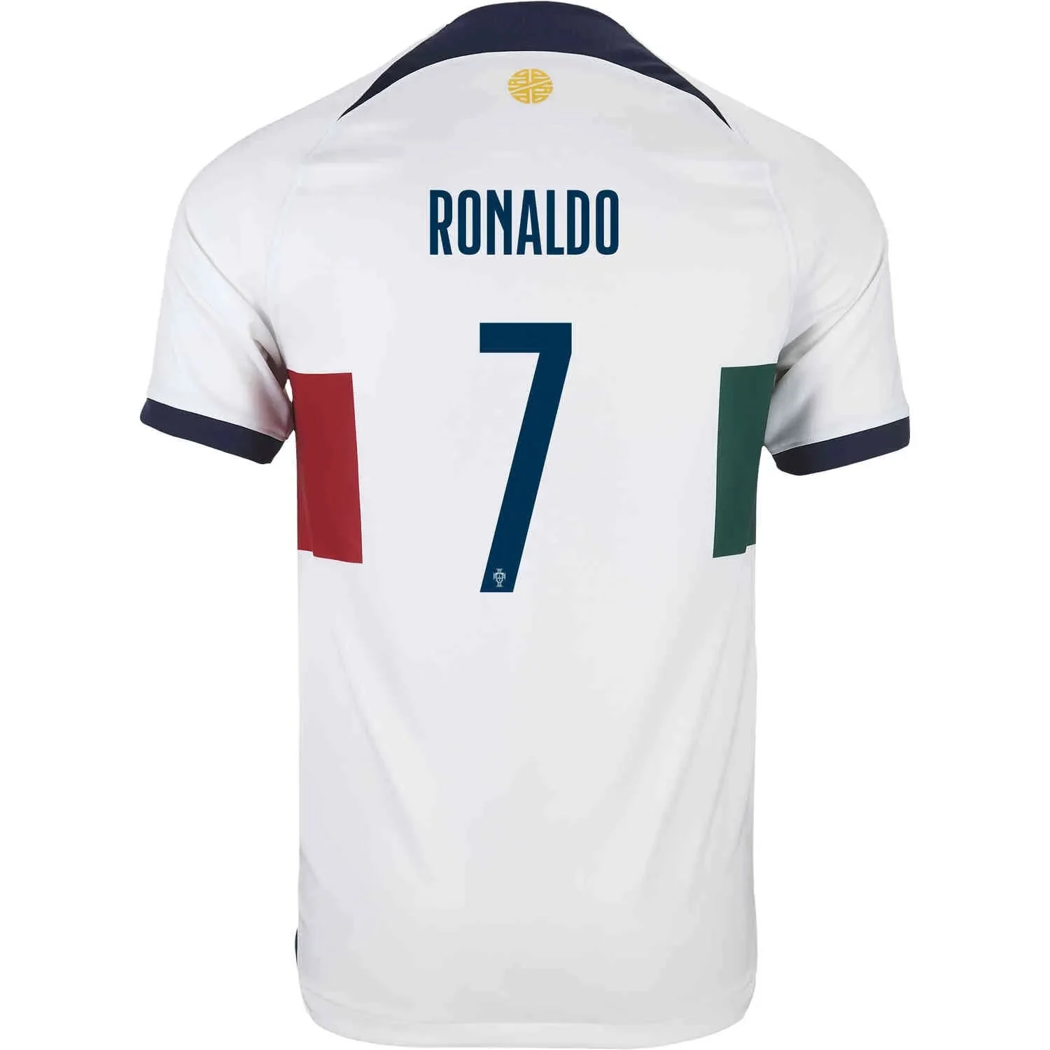 Nike 2022-23 Portugal Away Jersey - White-Red-Green - Image 2