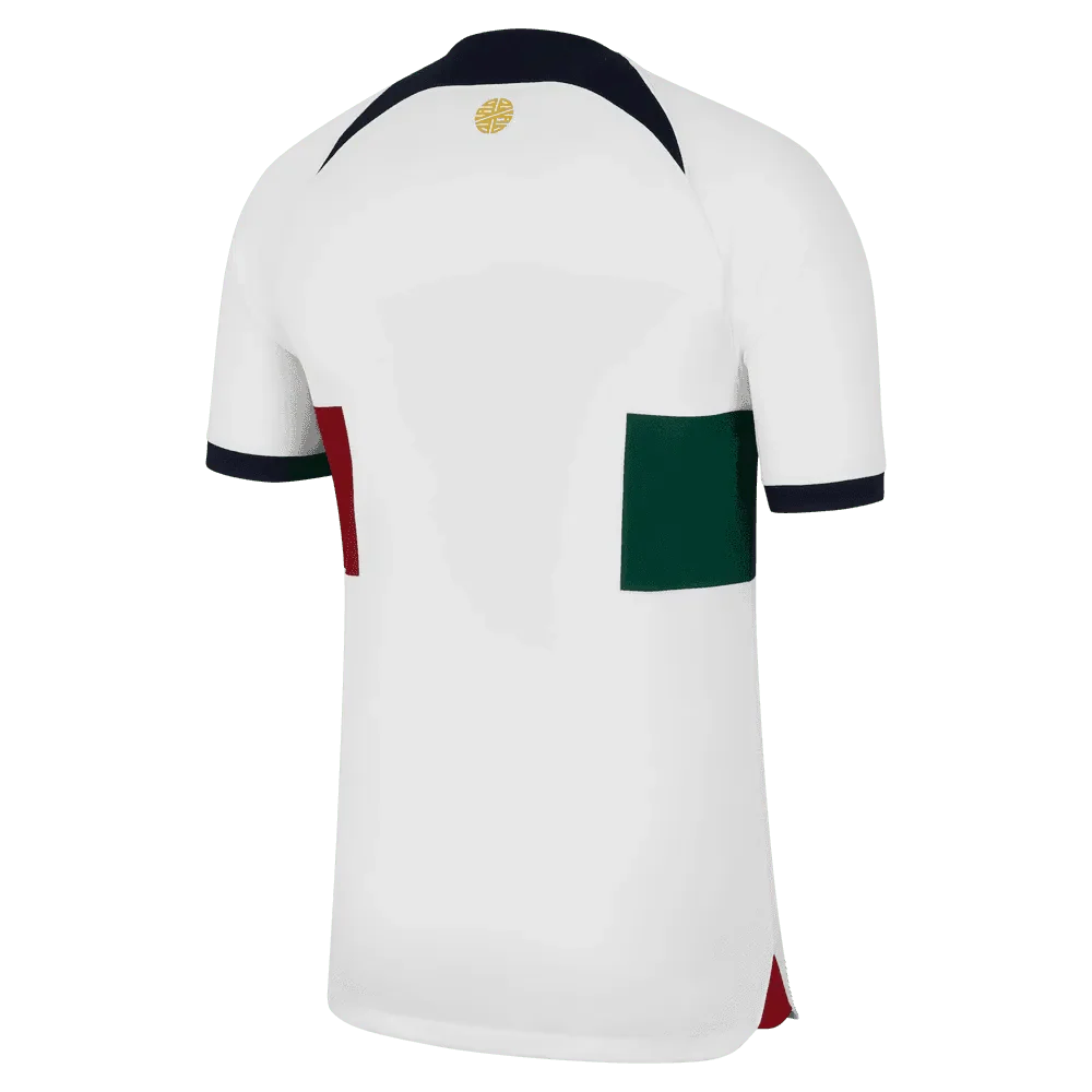 Nike 2022-23 Portugal Away Jersey - White-Red-Green - Image 4