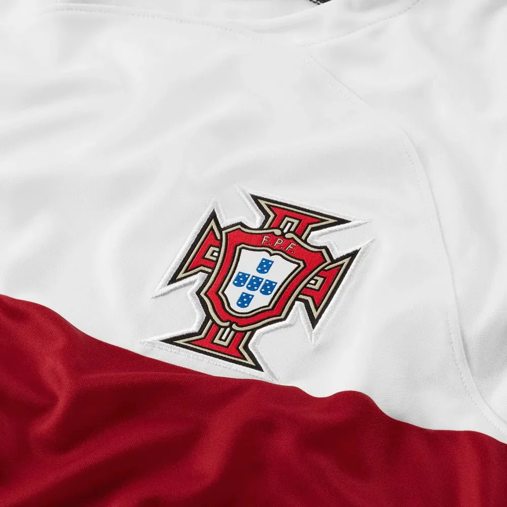 Nike 2022-23 Portugal Away Jersey - White-Red-Green - Image 9
