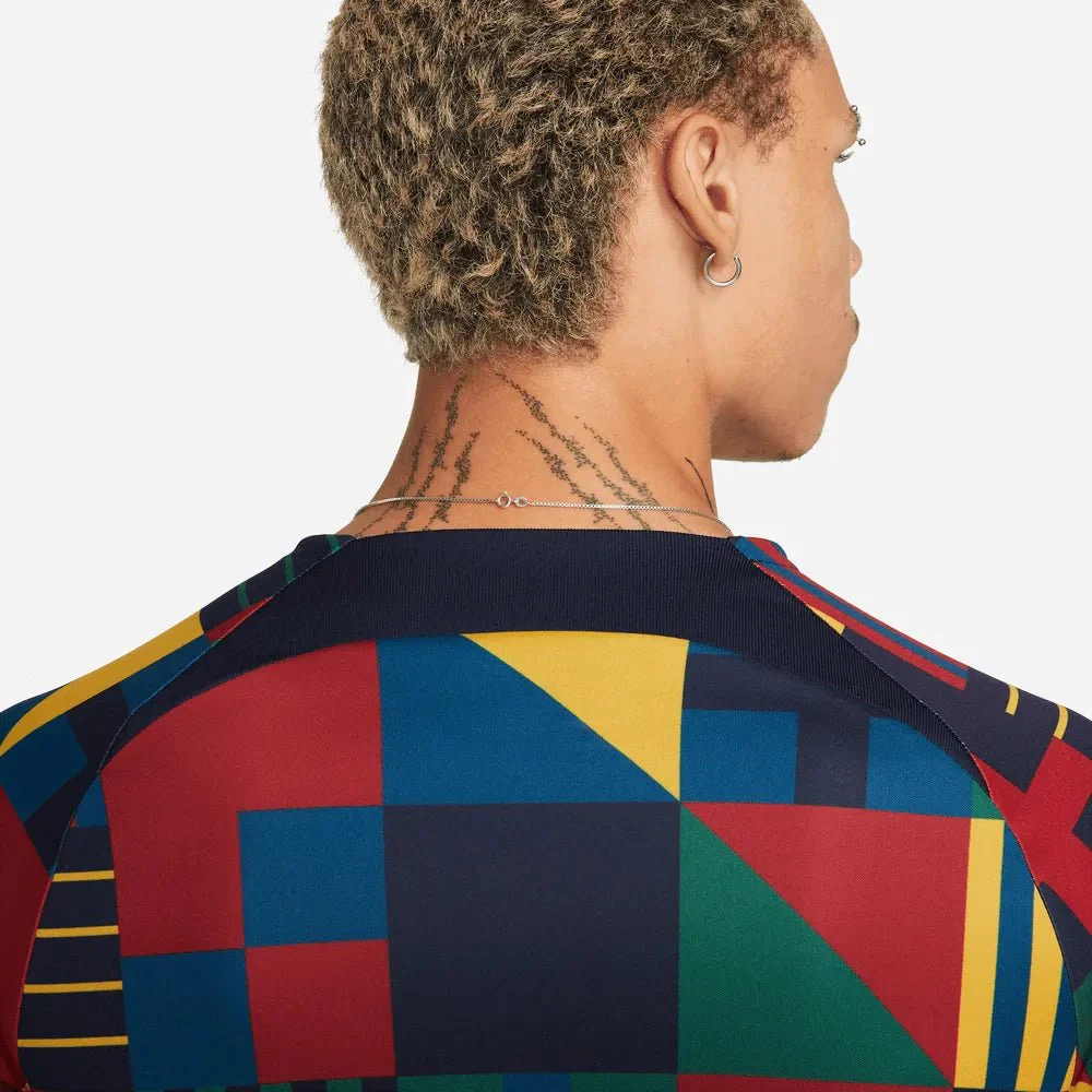 Nike 2022-23 Portugal Long-Sleeve Pre-Match Jersey - Image 4