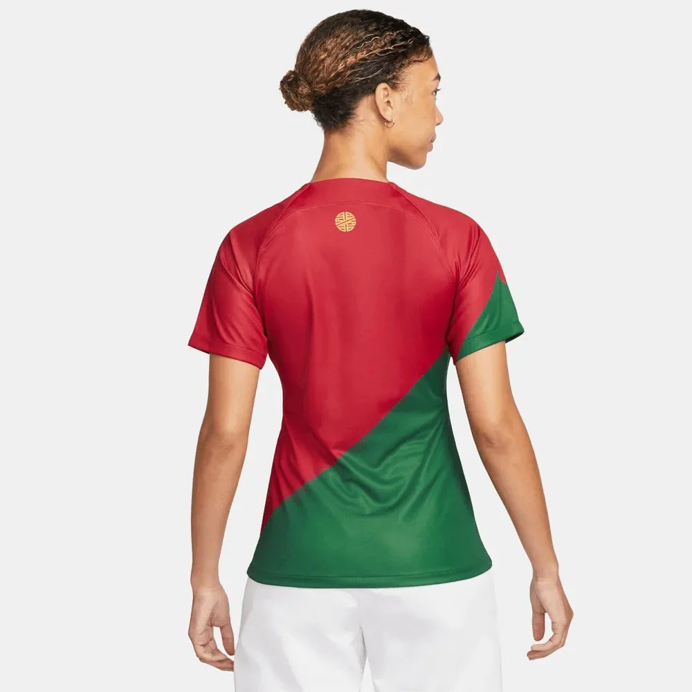 Nike 2022-23 Portugal Women's Stadium Home Jersey - Red-Green - Image 4