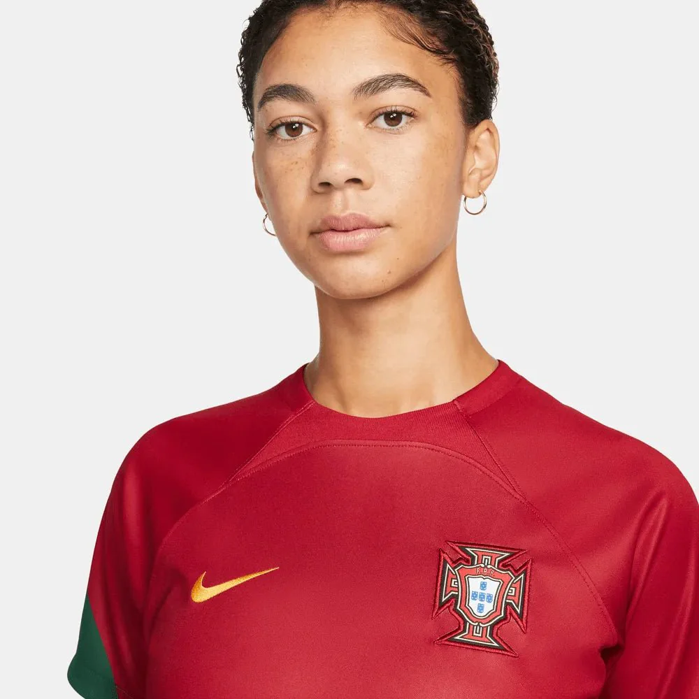 Nike 2022-23 Portugal Women's Stadium Home Jersey - Red-Green - Image 5