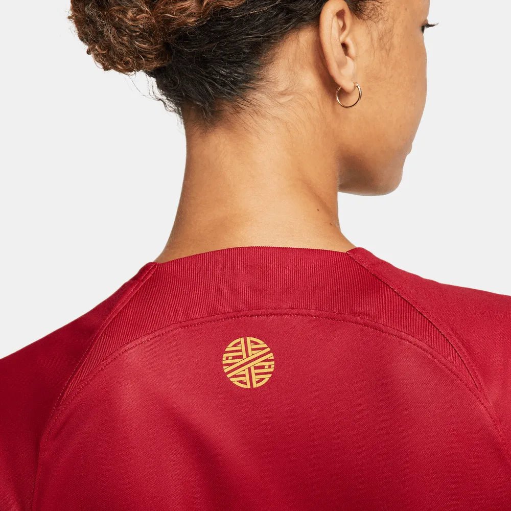 Nike 2022-23 Portugal Women's Stadium Home Jersey - Red-Green - Image 6