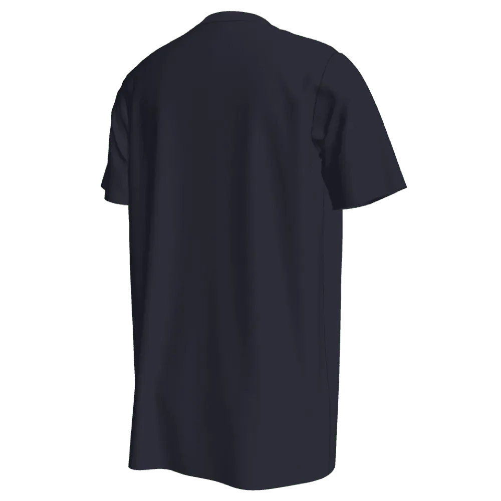 Nike 2022-23 Portugal Youth WC Crest Tee - Navy Blue - Image 2