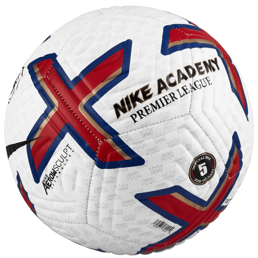 Nike 2022-23 Premier League Academy Ball - White-Red-Blue - Image 2