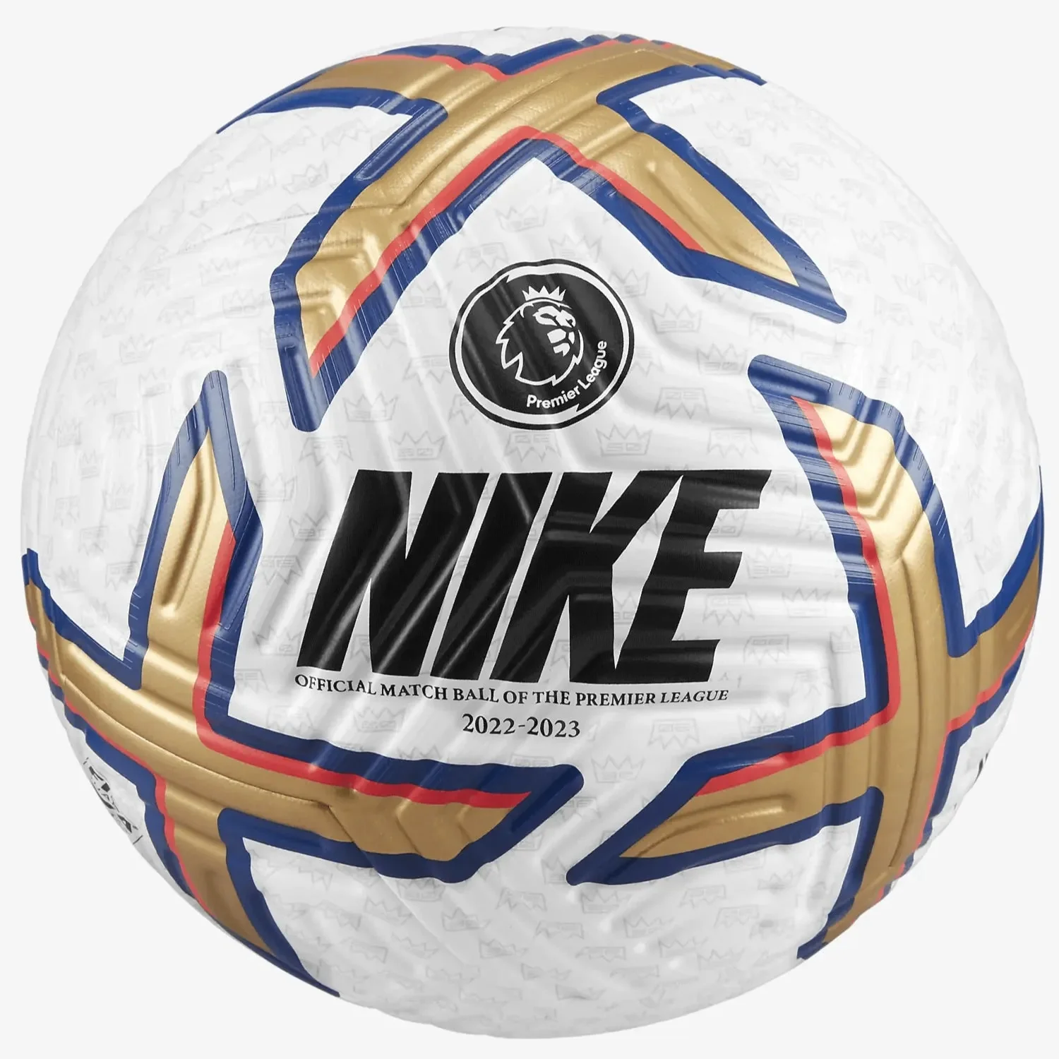 Nike 2022-23 Premier League Flight Ball - White-Gold-Blue