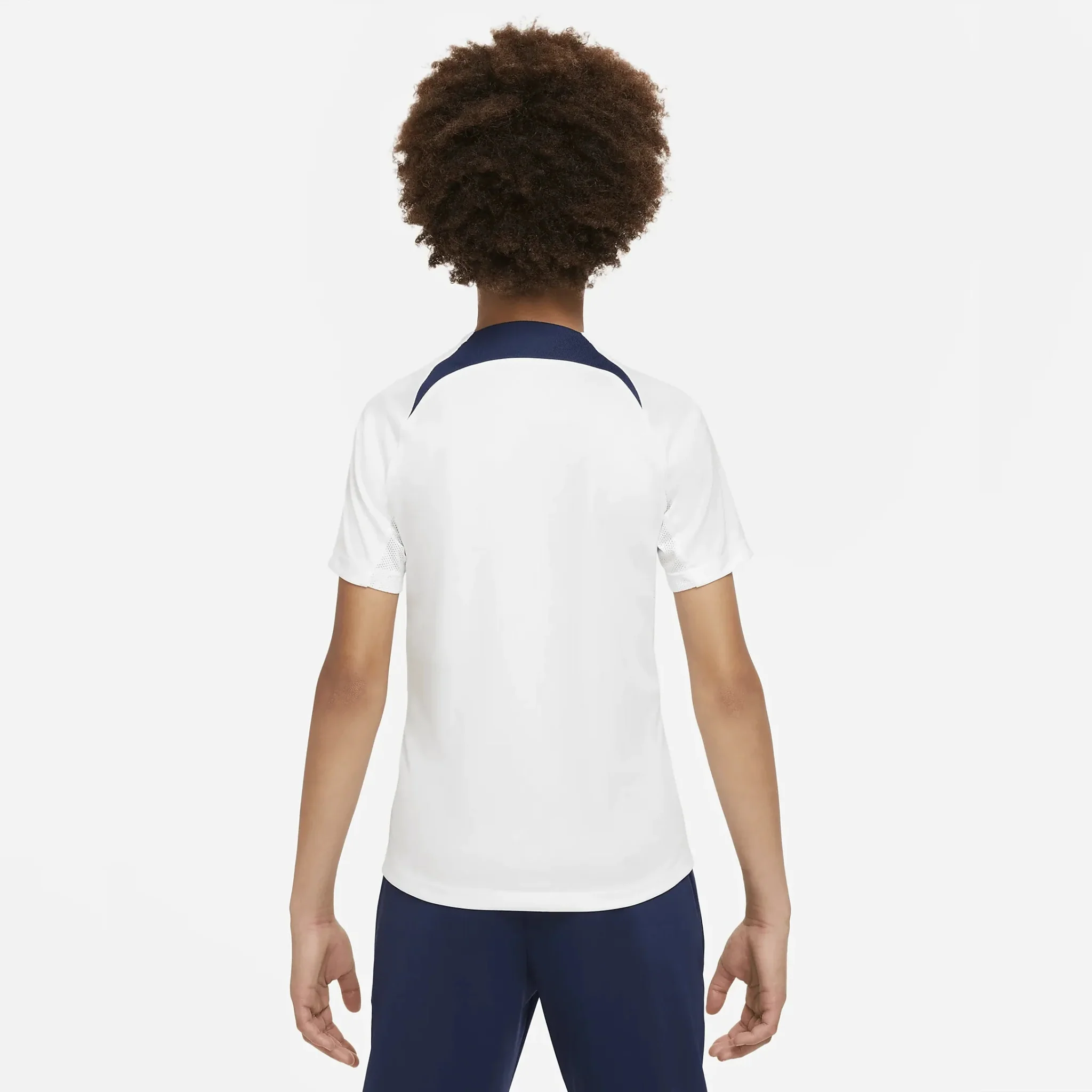 Nike 2022-23 PSG Youth Strike Top - White-Navy - Image 2