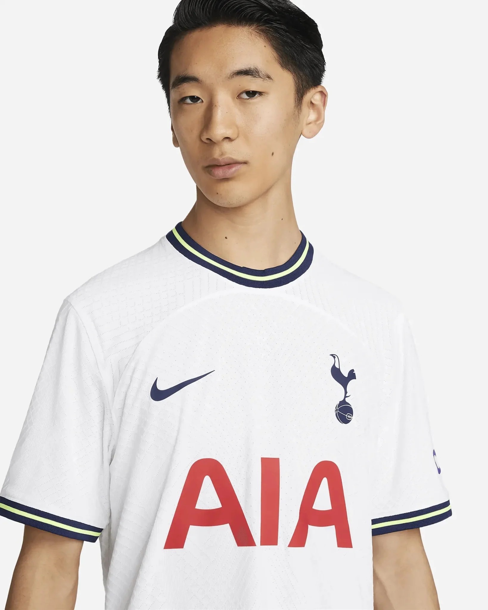 Nike 2022-23 Tottenham Hotspur Authentic Home Jersey - White-Navy - Image 3