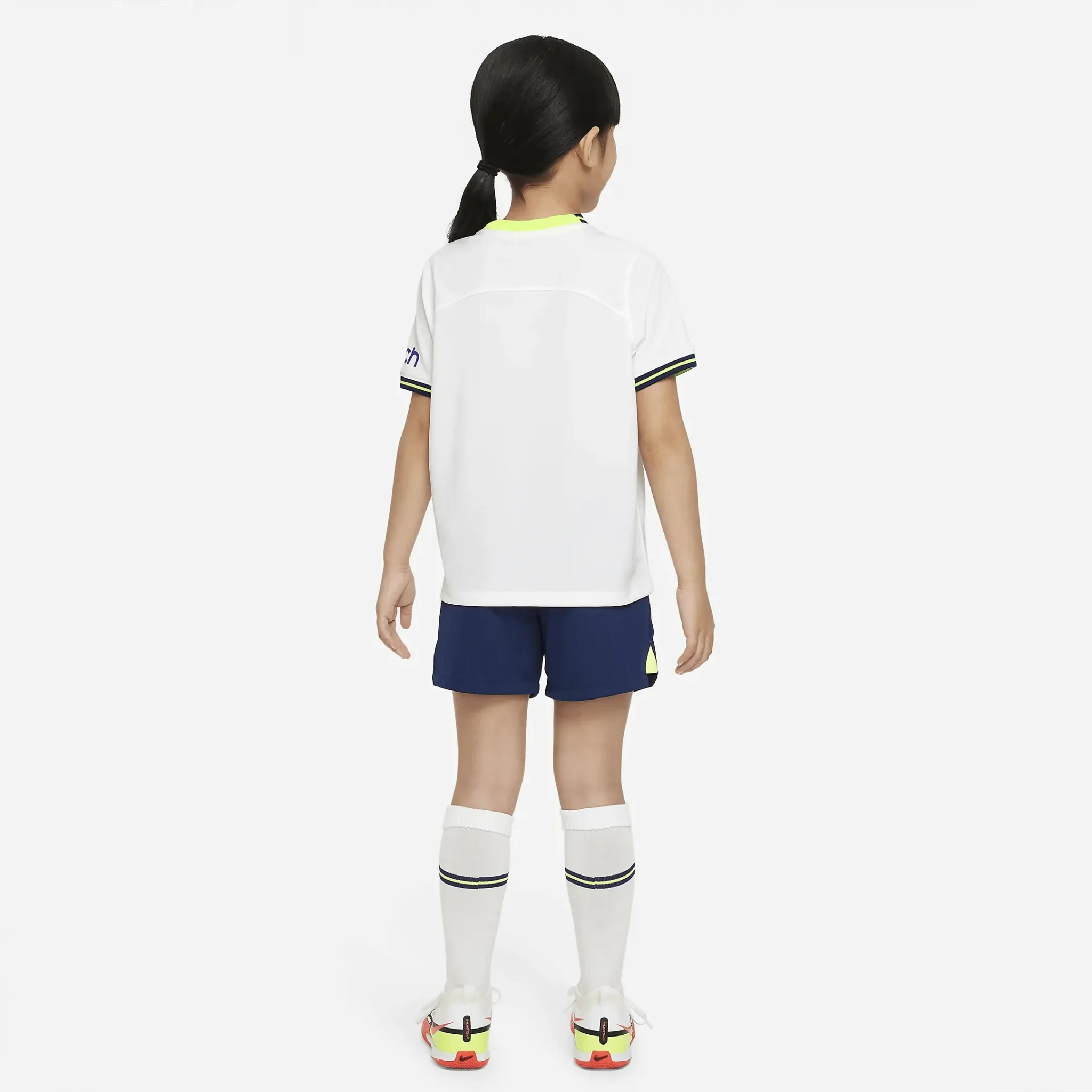 Nike 2022-23 Tottenham Hotspur Home Kids' Mini Kit - White-Binary Blue - Image 2