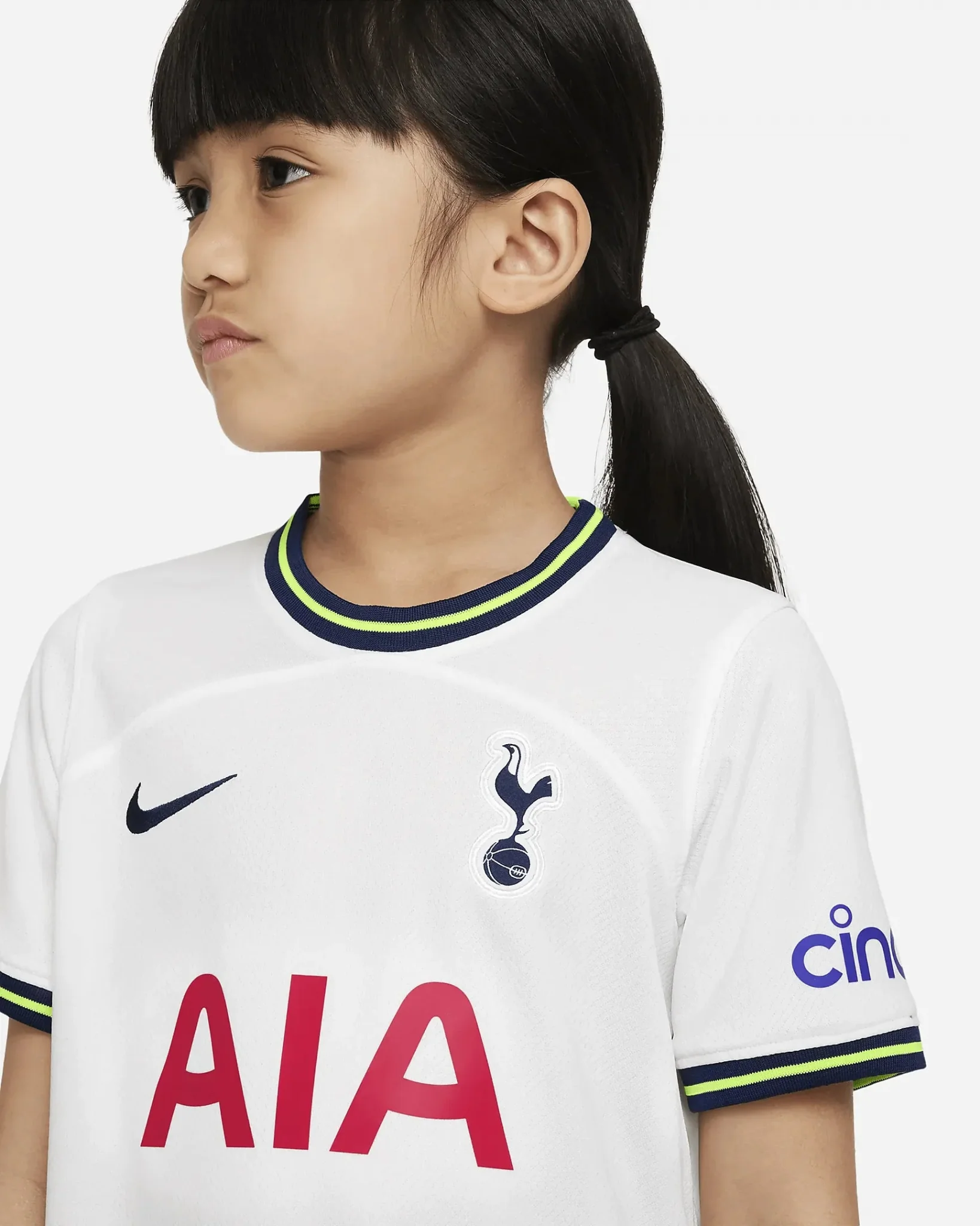 Nike 2022-23 Tottenham Hotspur Home Kids' Mini Kit - White-Binary Blue - Image 3