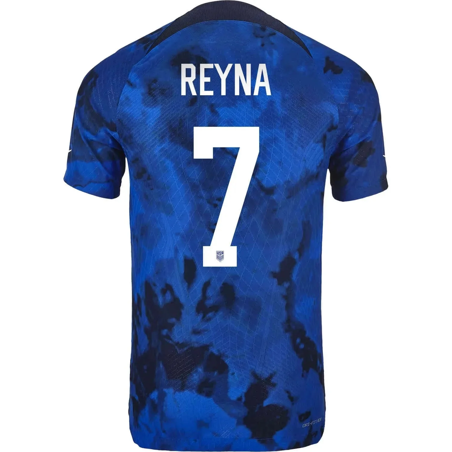 Nike 2022-23 USMNT Away Vapor Match Authentic Jersey Bright Blue - Image 10